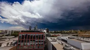 Melbourne Cityscape Unpredictable Weather